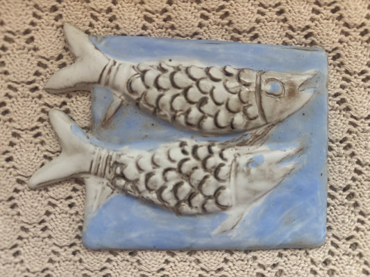 Ceramic Wall Decoration – Two Fish Design